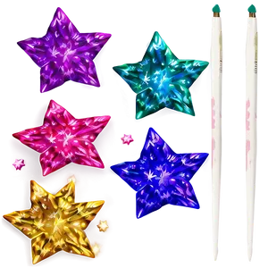 Sparkle Stars For Crafts Png Nsr63 PNG Image