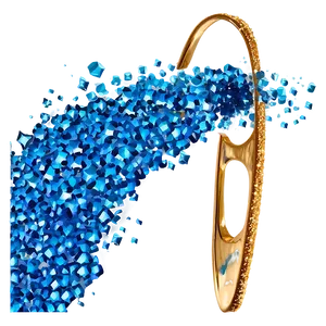 Sparkling Blue Glitter Png 06262024 PNG Image