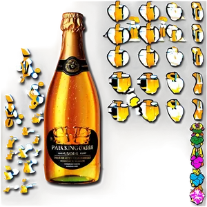 Sparkling Cider Bottle Png Cbi55 PNG Image