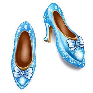 Sparkling Cinderella Slipper Graphic Png Hjp44 PNG Image