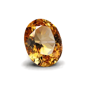 Sparkling Citrine Gem Png Lnj65 PNG Image