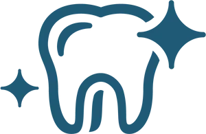 Sparkling Clean Tooth Icon PNG Image