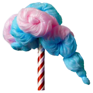 Sparkling Cotton Candy Stick Png Cic89 PNG Image