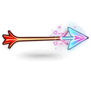 Sparkling Cupid Arrow Effect Png Ndg PNG Image