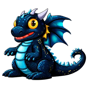 Sparkling Cute Dragon Png 06262024 PNG Image