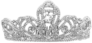 Sparkling Diamond Crown PNG Image