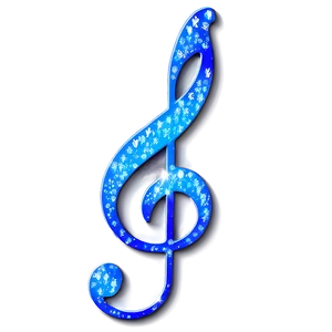 Sparkling G Clef Png 70 PNG Image