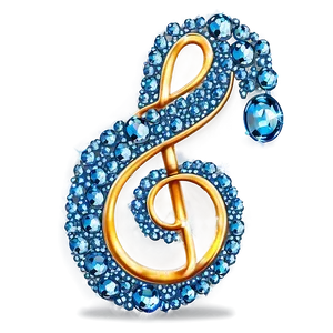 Sparkling G Clef Png Lri PNG Image