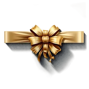 Sparkling Gold Gift Bow Png 71 PNG Image