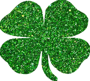 Sparkling Green Four Leaf Clover.png PNG Image