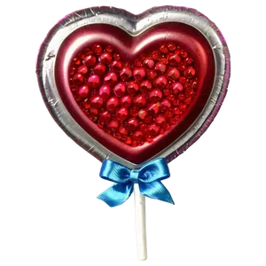 Sparkling Heart Lollipop Png 06292024 PNG Image