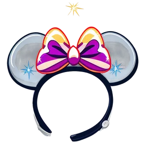 Sparkling Mouse Ears Design Png 58 PNG Image