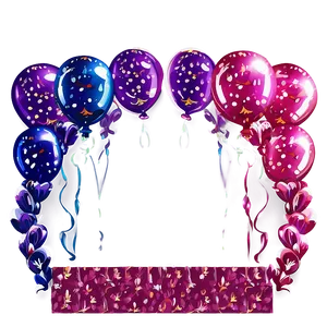 Sparkling Pink Balloons Event Png 06122024 PNG Image