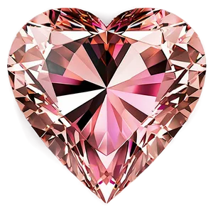 Sparkling Pink Heart Diamond Png 06282024 PNG Image