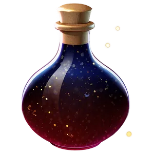 Sparkling Potion Bottle Png Vbw60 PNG Image