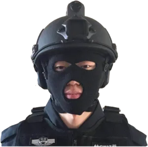 Special Forces Operative Portrait PNG Image