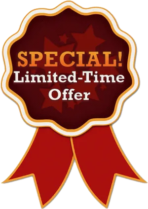 Special Limited Time Offer Badge PNG Image