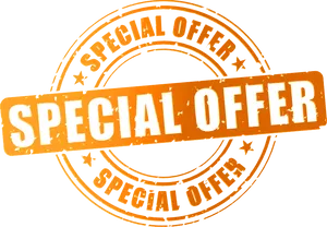 Special Offer Stamp Design PNG Image