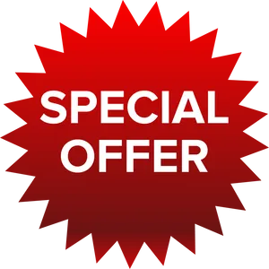 Special Offer Starburst Graphic PNG Image