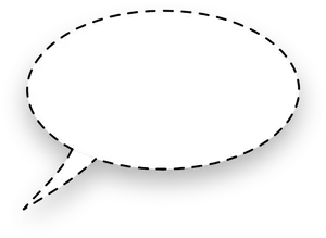 Speech Bubble Black Background PNG Image