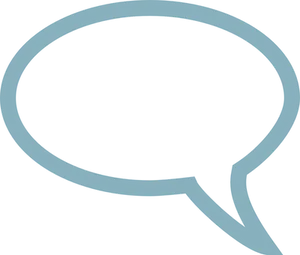 Speech Bubble Outline Graphic PNG Image