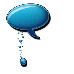 Speech Bubble With Tail Png Nol26 PNG Image