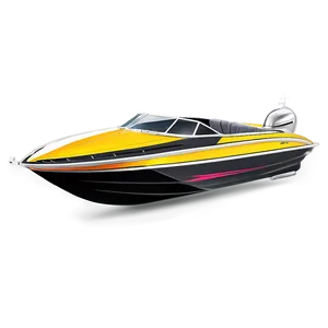 Speed Boat Side View Png 92 PNG Image