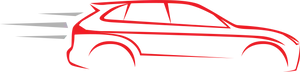 Speeding Car Vector Graphic PNG Image