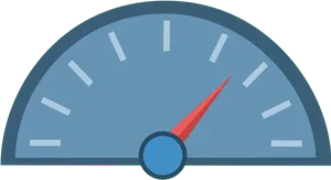 Speedometer Indicator Graphic PNG Image