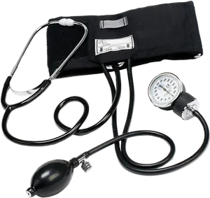 Sphygmomanometerand Stethoscope PNG