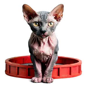 Sphynx Cat In A Box Png 06292024 PNG Image