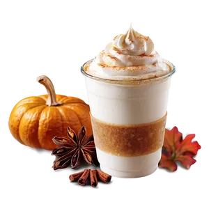 Spiced Pumpkin Latte Png Sih5 PNG Image