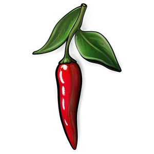 Spicy Chili Pepper Illustration Png 24 PNG Image