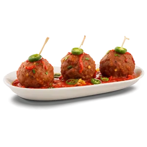 Spicy Meatball Tapas Png Awe60 PNG Image