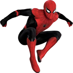 Spider Man_ Action_ Pose PNG Image