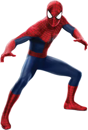 Spider Man Classic Pose PNG Image