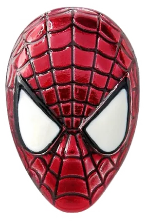 Spider Man Mask Closeup PNG Image