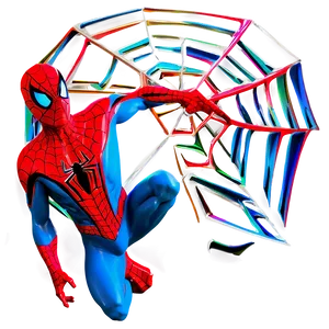 Spider Man Web Action Png Irr82 PNG Image