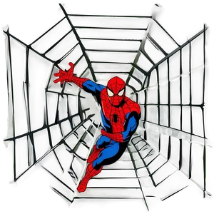 Spider Man Web Vector Png Ied PNG Image