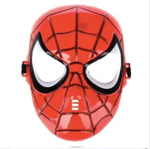 Spiderman Mask Closeup PNG Image