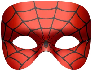 Spiderman Mask Graphic PNG Image