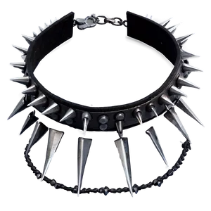 Spiked Choker For Men Png Tfg64 PNG Image