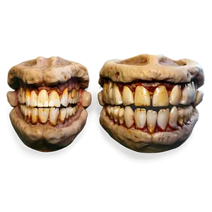 Spine-chilling Mummy Teeth Png Vul PNG Image