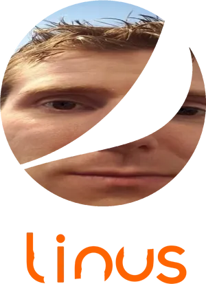 Spiral Cut Linus Portrait PNG Image