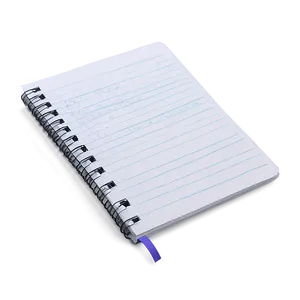 Spiral Notebook With Pockets Png 06132024 PNG Image