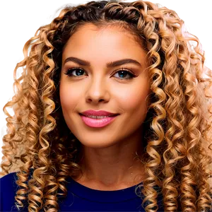 Spiral Perm Hairstyles Png Ieg23 PNG Image