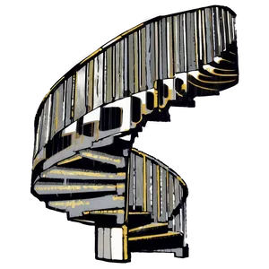 Spiral Staircase Clipart Png Ddq87 PNG Image