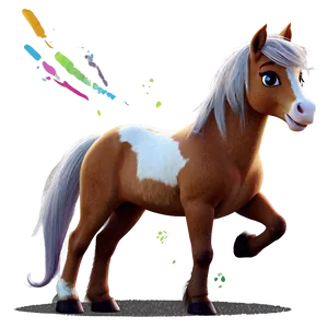 Spirit Riding Free Foal Fun Png Cgi PNG Image