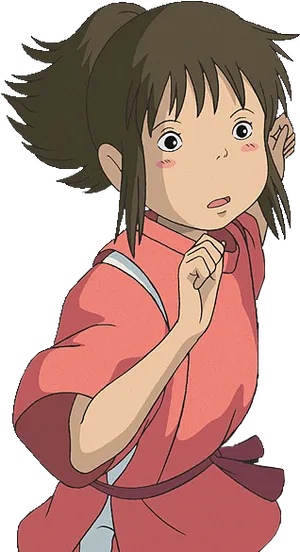 Spirited Away Chihiro Ogino Character PNG Image