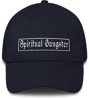 Spiritual Gangster Black Cap PNG Image